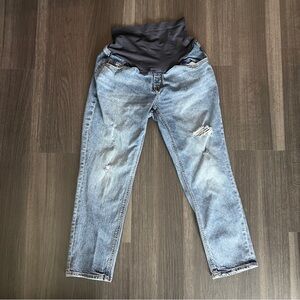 Maternity Full-Panel Boyfriend Fit Jeans